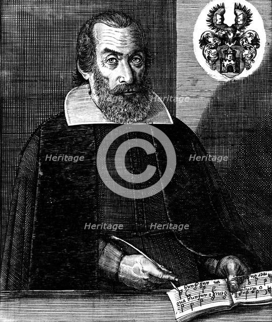 Portrait of Organist und Komponist Johann Staden (1581-1634), . Creator: Pfann, Johann (1601-1682).