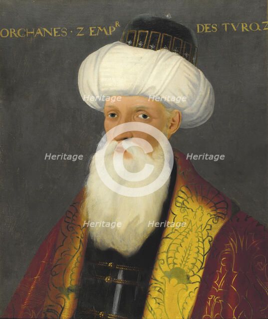 Portrait of Orhan I (1281-1362), Sultan of the Ottoman Empire, Early 19th cen. Artist: Anonymous  