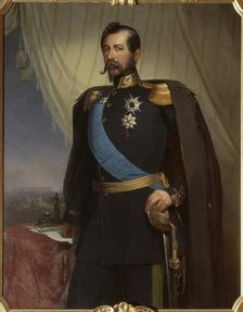 Portrait of Oscar I (1799-1859), King of Sweden and Norway, 1858