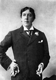 Portrait of Oscar Wilde, c1890s. Creator: Ellis & Walery