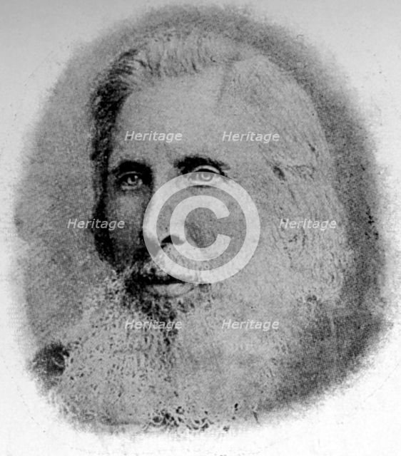 Portrait of Oscar Wilde's father, Sir William Wilde, c1870s. Creator: Unknown.