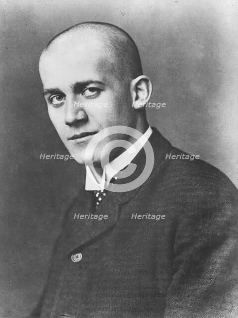 Portrait of Oskar Kokoschka (1886-1980), 1909. Creator: Weis, Wenzel (1858-1929).