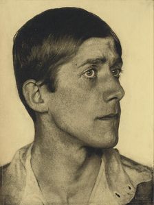 Portrait of Oskar Kokoschka, 1920. Creator: Erfurth, Hugo (1874-1948)