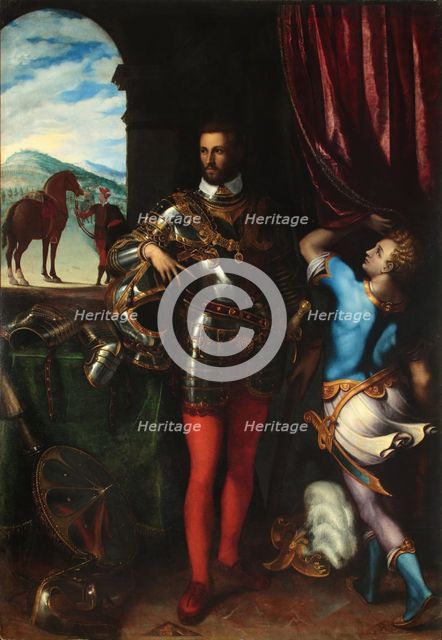 Portrait of Ottavio Farnese (1524-1586), Duke of Parma and Piacenza, 1551-1554. Creator: Campi, Giulio (1507-1573).