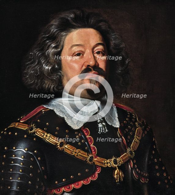 Portrait of Ottavio Piccolomini (1599-1656), Duke of Amalfi. Creator: Anselm van Hulle.