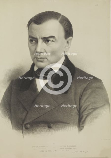 Portrait of Otton Horwatt (1809-1894), marshal of nobility of Minsk Governorate, 1847.