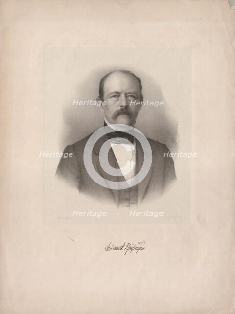 Portrait of Otto von Bismarck (1815-1898), 1860. Creator: Anonymous.