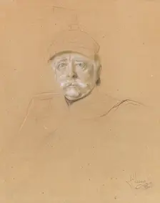 Portrait of Otto von Bismarck (1815-1898), 1894. Creator: Lenbach, Franz, von (1836-1904)