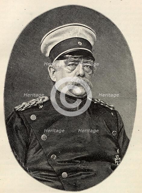Portrait of Otto von Bismarck (1815-1898). Creator: Anonymous.