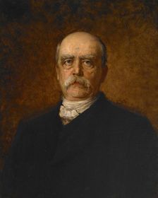 Portrait of Otto Eduard Leopold von Bismarck, 19th century. Creator: Franz von Lenbach