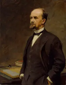 Portrait of Otto Manninen, 1923. Creator: Vilho Sjöström