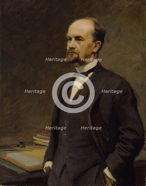 Portrait of Otto Manninen, 1923. Creator: Vilho Sjöström.