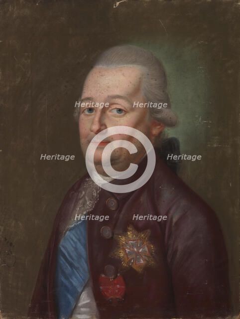 Portrait of Otto Magnus von Stackelberg (1736-1800), 4th quarter of 18th century. Creator: Unknown.