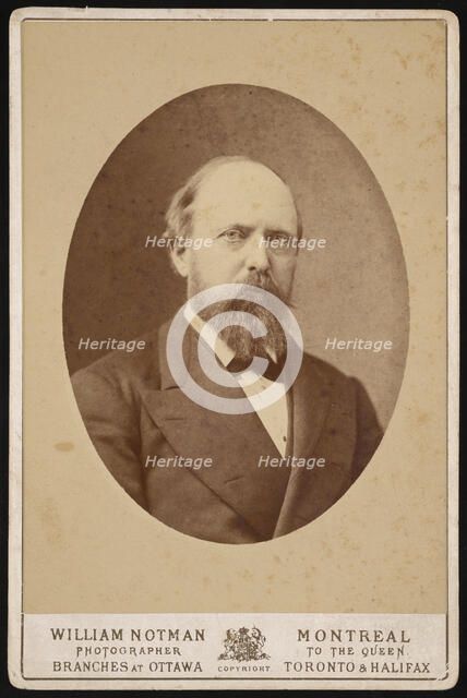 Portrait of Othniel Charles Marsh (1831-1879), Circa 1875. Creator: William Notman.