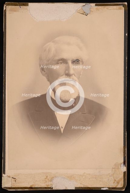 Portrait of Otho Robards Singleton (1814-1889), Before 1889. Creator: Luke C Dillon.