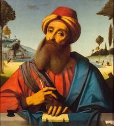 Portrait of Ovid, ca. 1505-1510. Creator: Ortolano (Benvenuti), Giovanni Battista (c. 1480-1525)