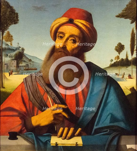 Portrait of Ovid, ca. 1505-1510. Creator: Ortolano (Benvenuti), Giovanni Battista (c. 1480-1525).