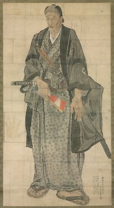 Portrait of Ozora Buzaemon, 1827. Creator: Watanabe Kazan (Japanese, 1793-1841)