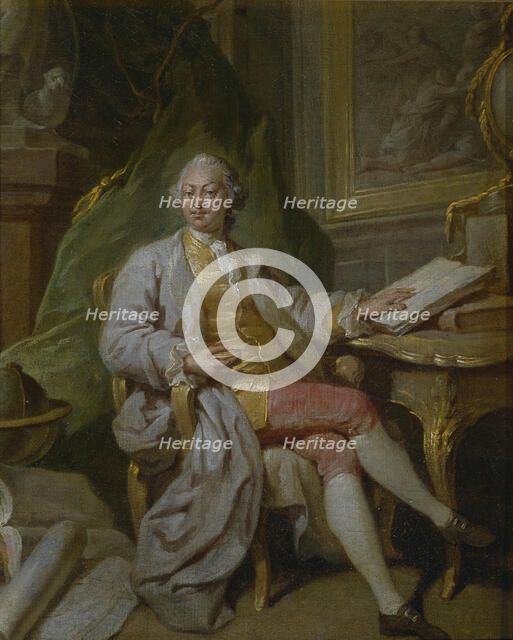 Portrait of L. Henninger, 1760s. Artist: Losenko, Anton Pavlovich (1737-1773)