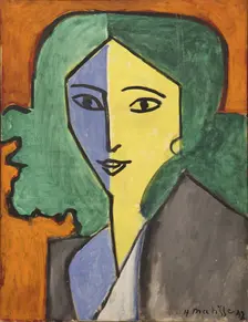 Portrait of LN Delectorskaya 1947. Creator: Henri Matisse