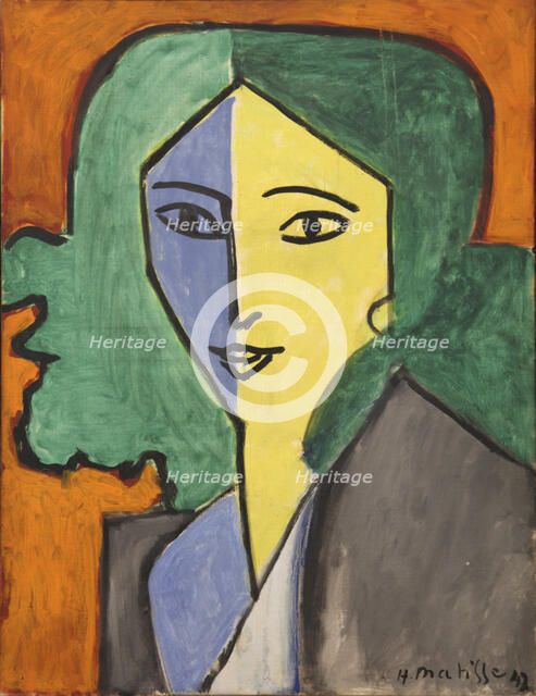 'Portrait of LN Delectorskaya', 1947. Creator: Henri Matisse.