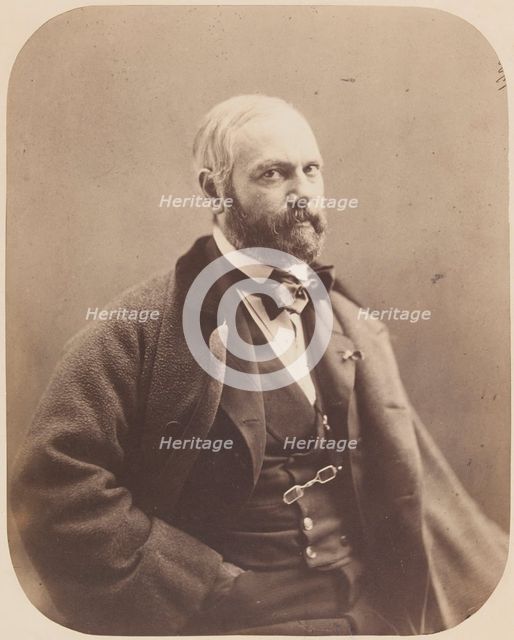 Portrait of Louis Candide Boulanger (1806-1867) , Third Quarter of 19th cen.. Creator: Nadar, Gaspard-Félix (1820-1910).