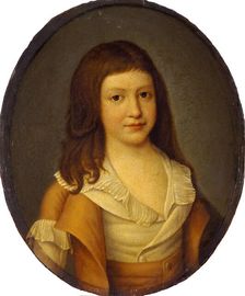 Portrait of Louis-Charles, Prince Royal of France (1785-1795), Early 1790s. Creator: Anonymous