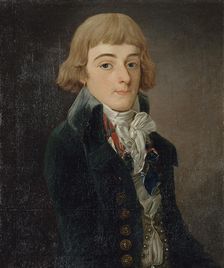 Portrait of Louis Antoine de Saint-Just (1767-1794), 1791. Creator: Bonneville, François (active 1787-1802)