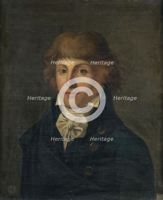 Portrait of Louis Antoine de Saint-Just (1767-1794), after 1767. Creator: Anonymous.