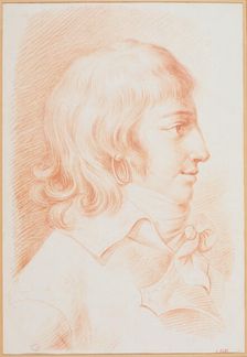 Portrait of Louis Antoine de Saint-Just (1767-1794), ca 1792. Creator: Anonymous