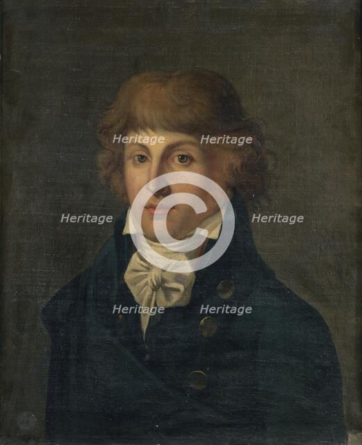 Portrait of Louis-Antoine de Saint-Just (1767-1794), politician, between 1767 and 1794. Creator: Unknown.