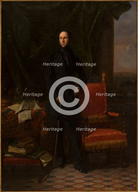 Portrait of Louis-Antoine Garnier-Pagès (1803-1878), c1840. Creator: Aimee Brune.
