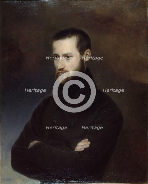 Portrait of Louis-Auguste Blanqui (1805-1881), Between 1844 and 1850. Creator: Serre, Amélie-Suzanne (1814-1841).