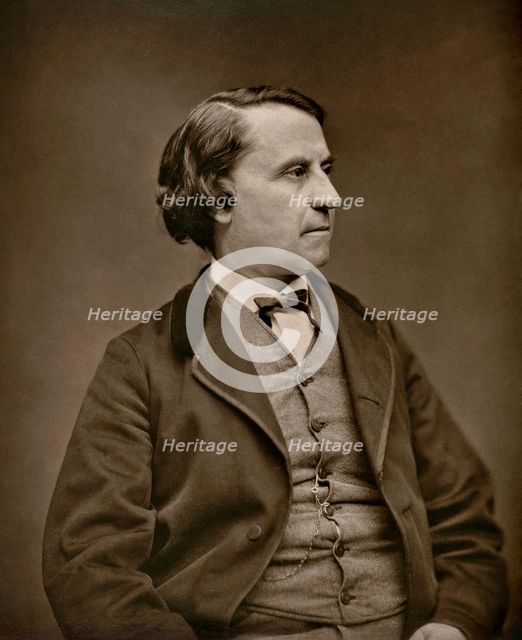 Portrait of Louis Blanc (1811-1882), ca 1873-1877. Creator: Carjat, Étienne (1828-1906).