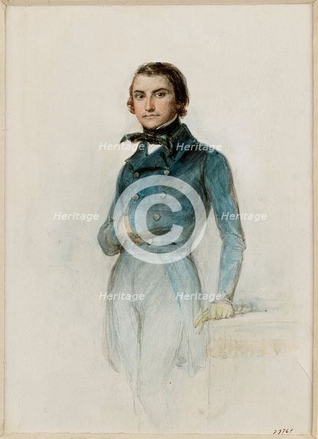 Portrait of Louis Blanc (1811-1882). Creator: Raffet, Auguste (1804-1860).
