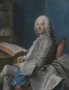 Portrait of Louis Duval de l'Épinoy (1696-1778), 1745. Creator: La Tour, Maurice Quentin de (1704-1788)