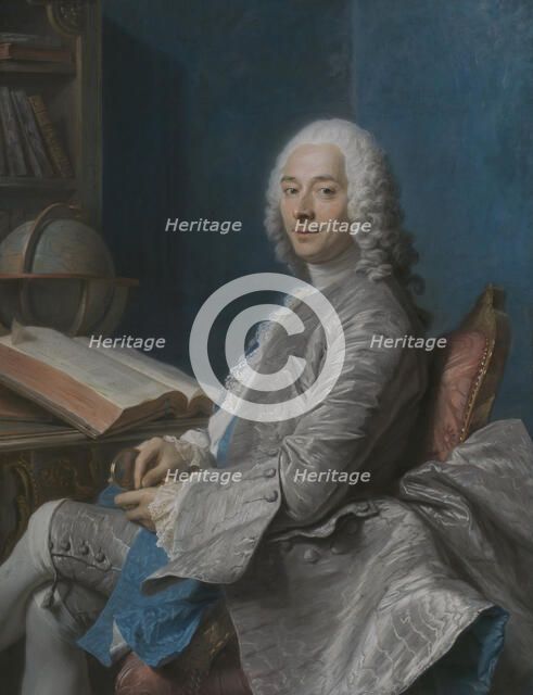 Portrait of Louis Duval de l'Épinoy (1696-1778), 1745. Creator: La Tour, Maurice Quentin de (1704-1788).