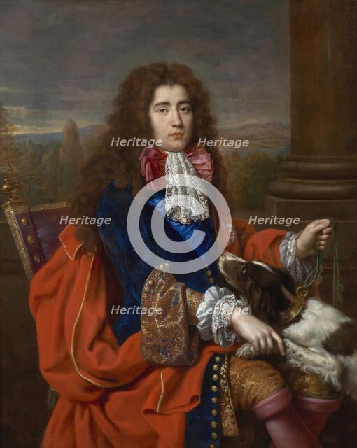 Portrait of Louis François Marie Le Tellier, marquis de Barbezieux (1668-1701), ca 1690. Creator: Mignard, Pierre (1612-1695).