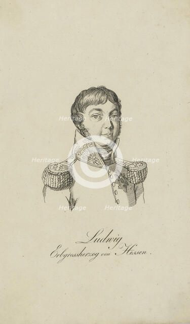 Portrait of Louis I, Grand Duke of Hesse (1753-1830), 1806. Creator: Anonymous.