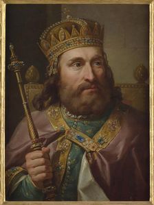 Portrait of Louis I of Hungary (1326-1382), 1768-1771. Creator: Bacciarelli, Marcello (1731-1818)