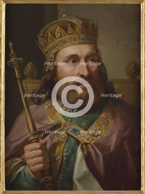 Portrait of Louis I of Hungary (1326-1382), 1768-1771. Creator: Bacciarelli, Marcello (1731-1818).
