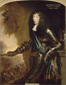 Portrait of Louis II de Bourbon (1621-1686), c1657 . Creator: Egmont, Justus van (1601-1674)