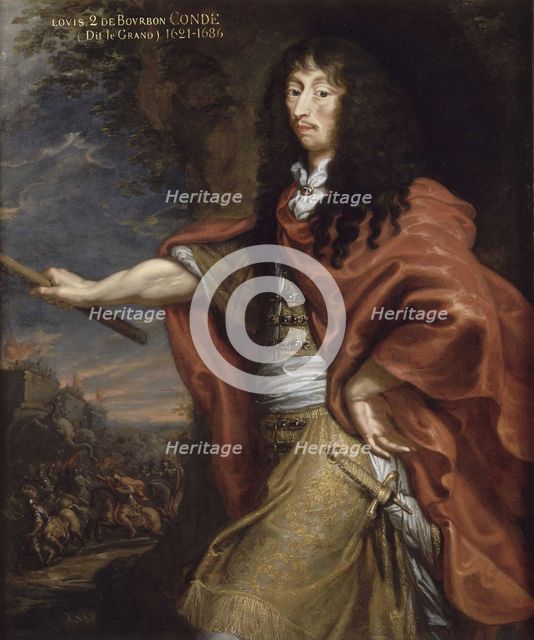 Portrait of Louis II de Bourbon (1621-1686), Second Half of the 17th cen..