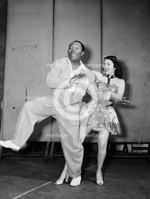 Portrait of Louis Jordan, Paramount Theater(?), New York, N.Y., ca. July 1946. Creator: William Paul Gottlieb.