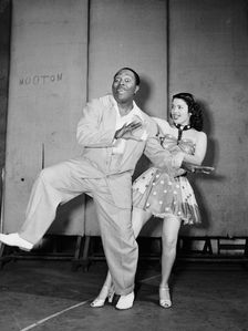 Portrait of Louis Jordan, Paramount Theater(?), New York, N.Y., ca. July 1946. Creator: William Paul Gottlieb