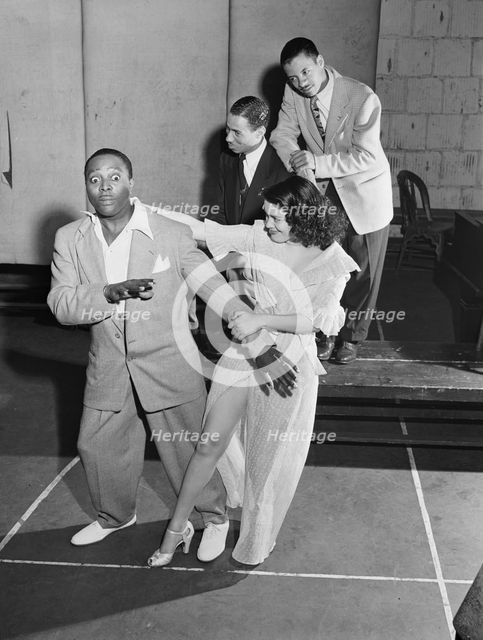 Portrait of Louis Jordan, Paramount Theater(?), New York, N.Y., ca. July 1946. Creator: William Paul Gottlieb.