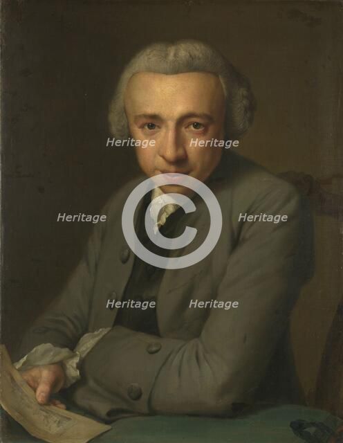 Portrait of Louis Métayer Phz., Goldsmith and Art Collector, 1759. Creator: George van der Myn.
