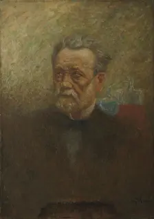 Portrait of Louis Pasteur (1822-1895). Creator: Lévy-Dhurmer, Lucien (1865-1953)
