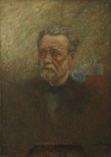 Portrait of Louis Pasteur (1822-1895). Creator: Lévy-Dhurmer, Lucien (1865-1953)