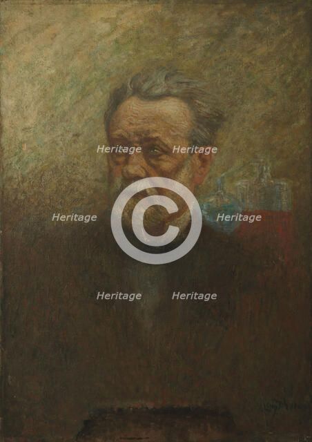 Portrait of Louis Pasteur (1822-1895). Creator: Lévy-Dhurmer, Lucien (1865-1953).